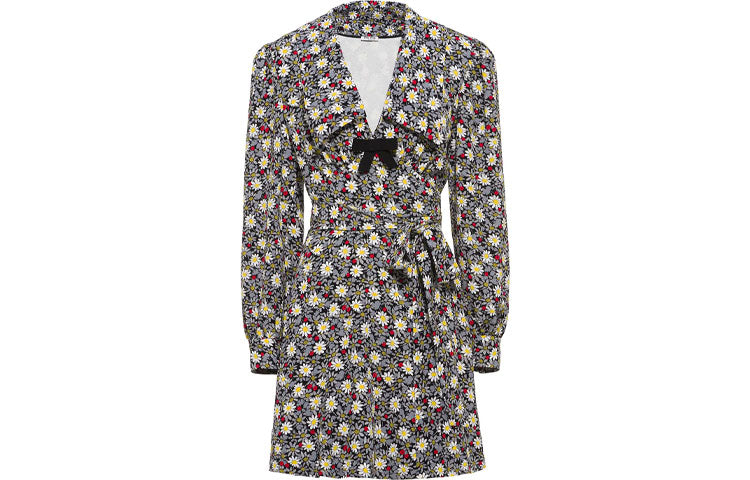 MIU MIU Long-Sleeved Dresses Women's Black