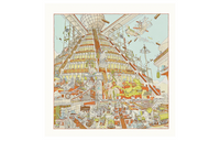 HERMES Silk Scarves Women's Multicolor