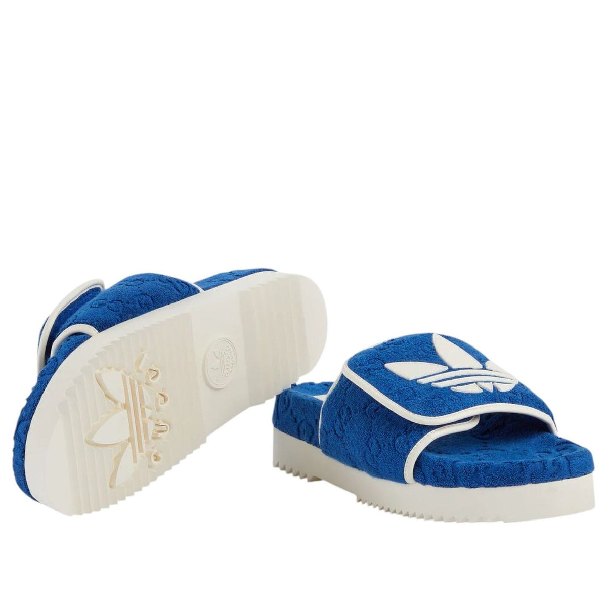 adidas x Gucci GG Platform Sandal 'Blue' 702412UU0104160