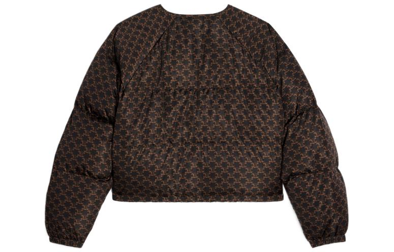 CELINE Cropped Coats Women's Black
