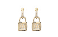 CHANEL Earrings Women's Gold