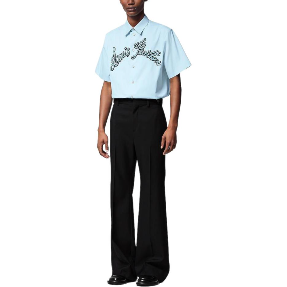 LOUIS VUITTON SS24 Shirt Men's Blue
