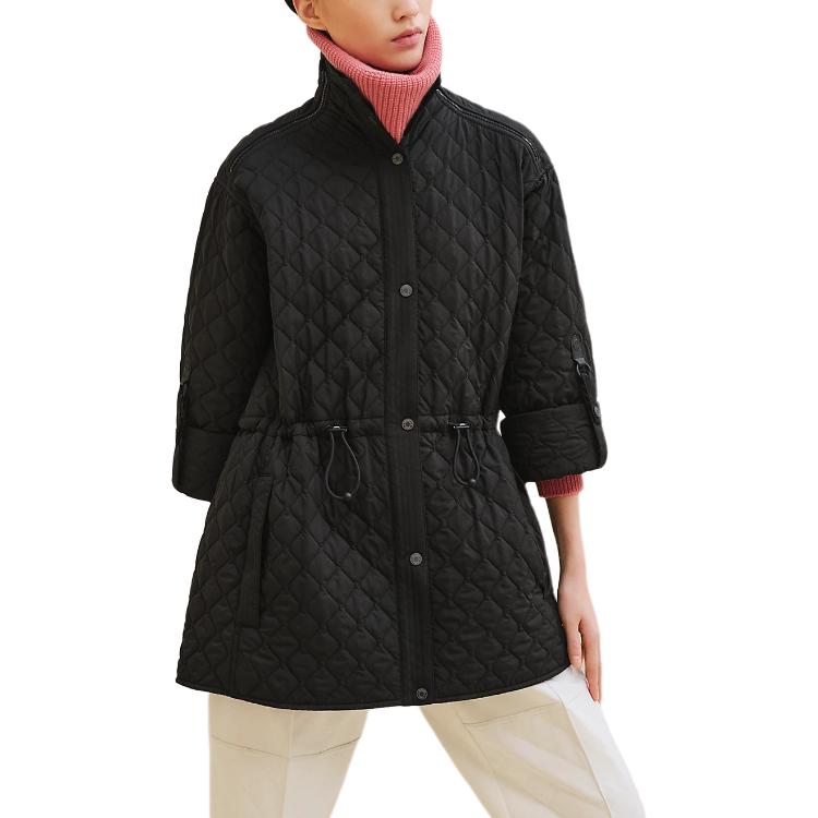 HERMES FW24 Jackets Coats Women's Black