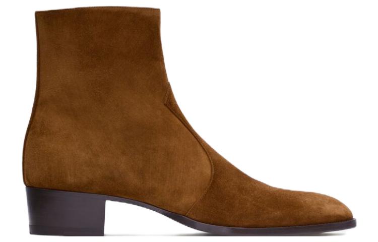 SAINT LAURENT Wyatt 40mm Ankle Boots
