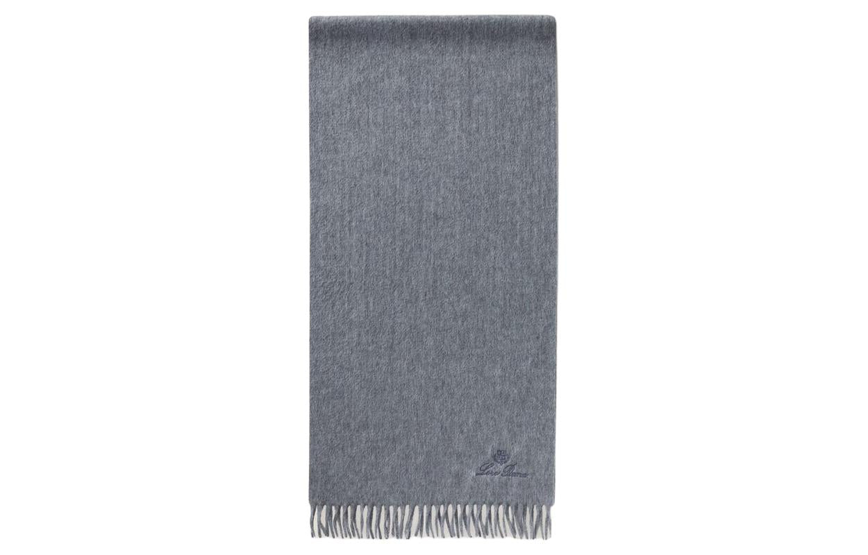 Loro Piana Knit Scarves Men's Gray