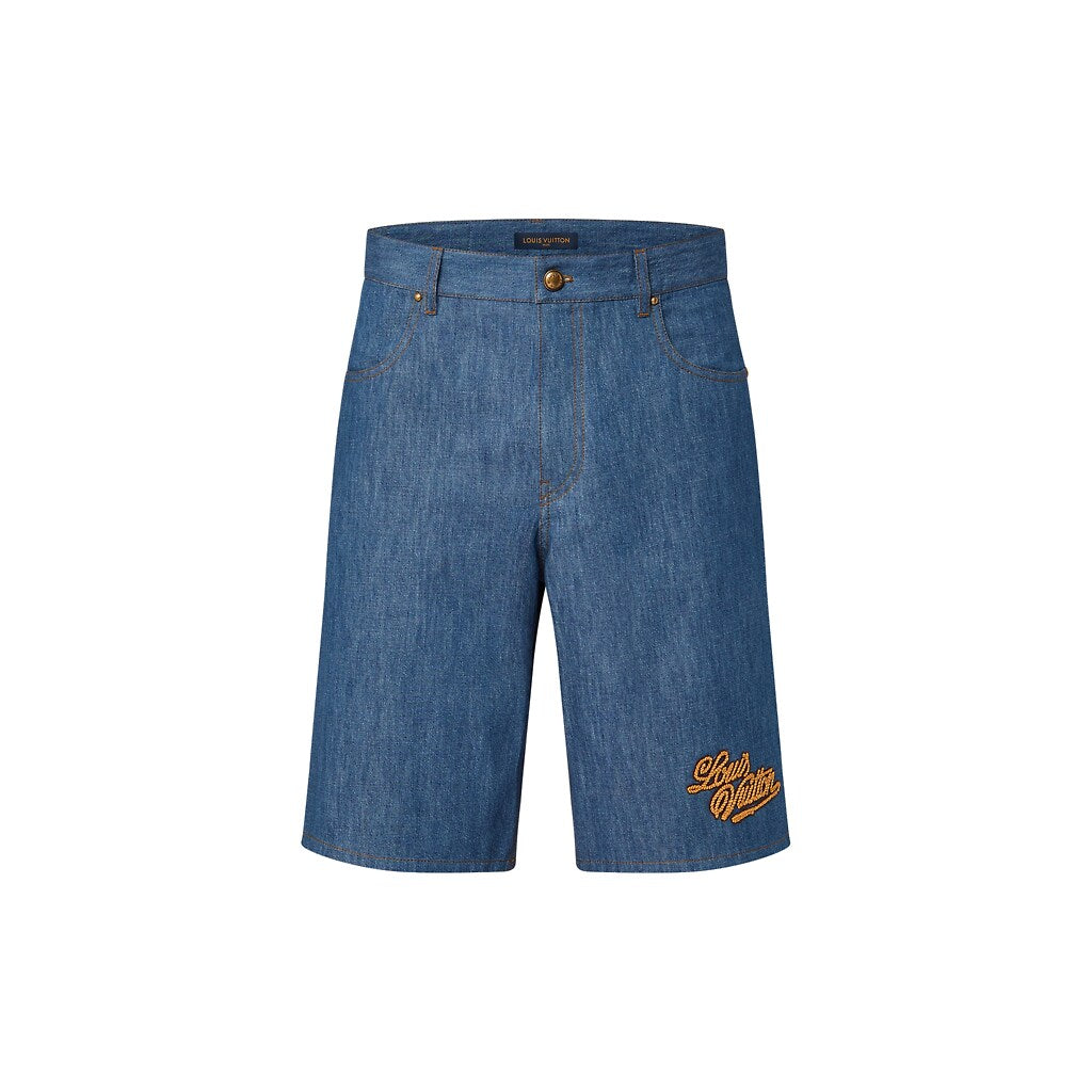 LOUIS VUITTON Cotton Chambray Shorts