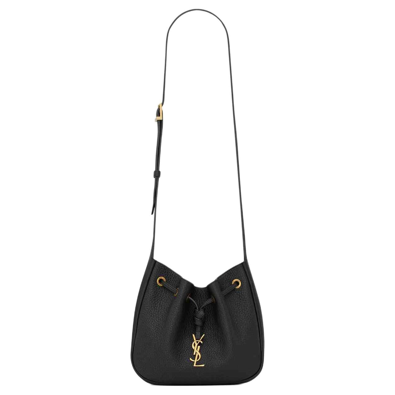 SAINT LAURENT PARIS Leather Shoulder Bag, Crossbody Bag Mini Women's Black