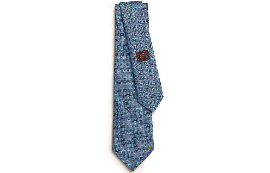 HERMES Ties Men Blue