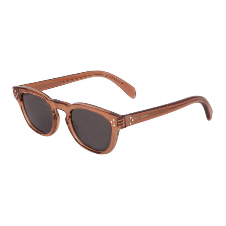 CELINE Acetate Square Sunglasses Men's Brown