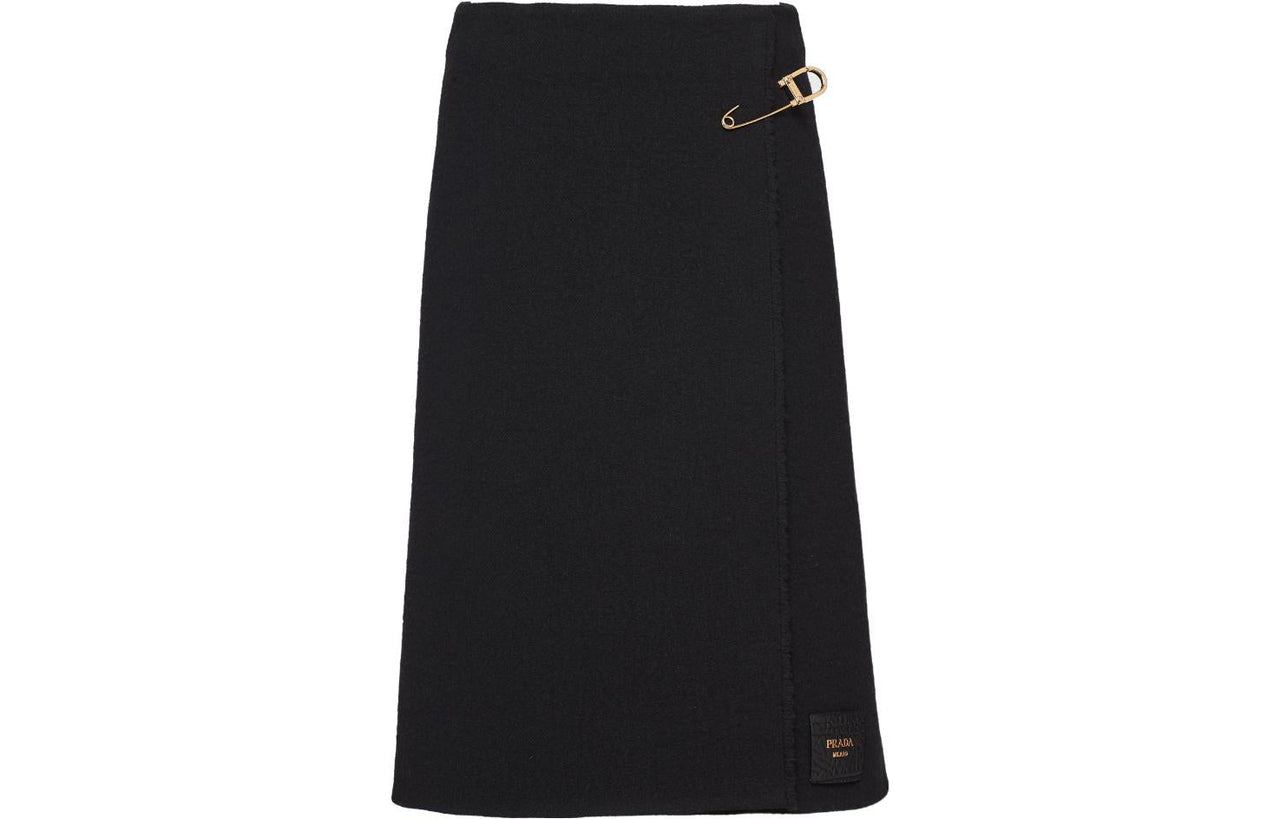 PRADA Casual Long Skirts Women's Black