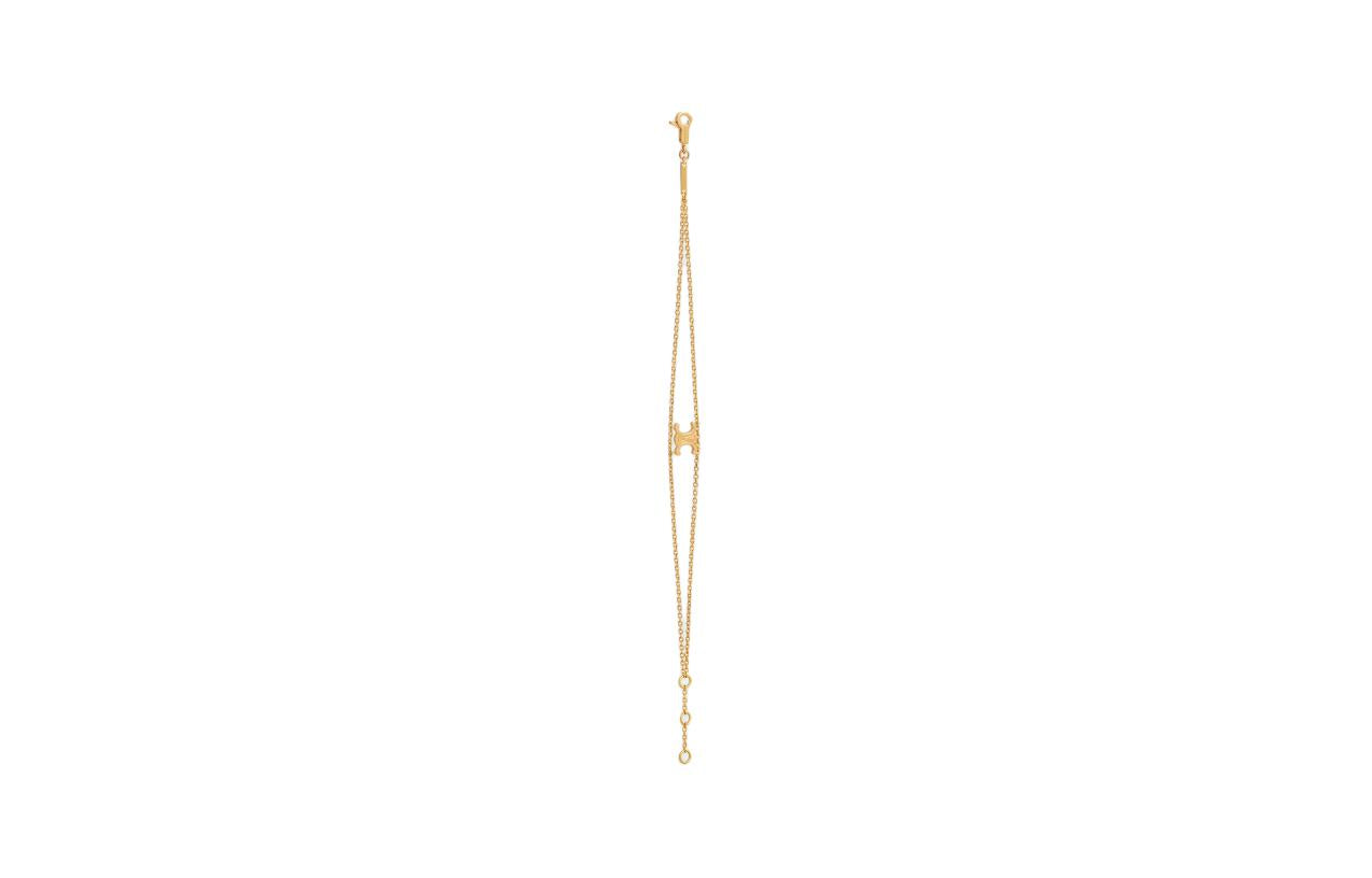 CELINE Brass Bracelets Women's Gold