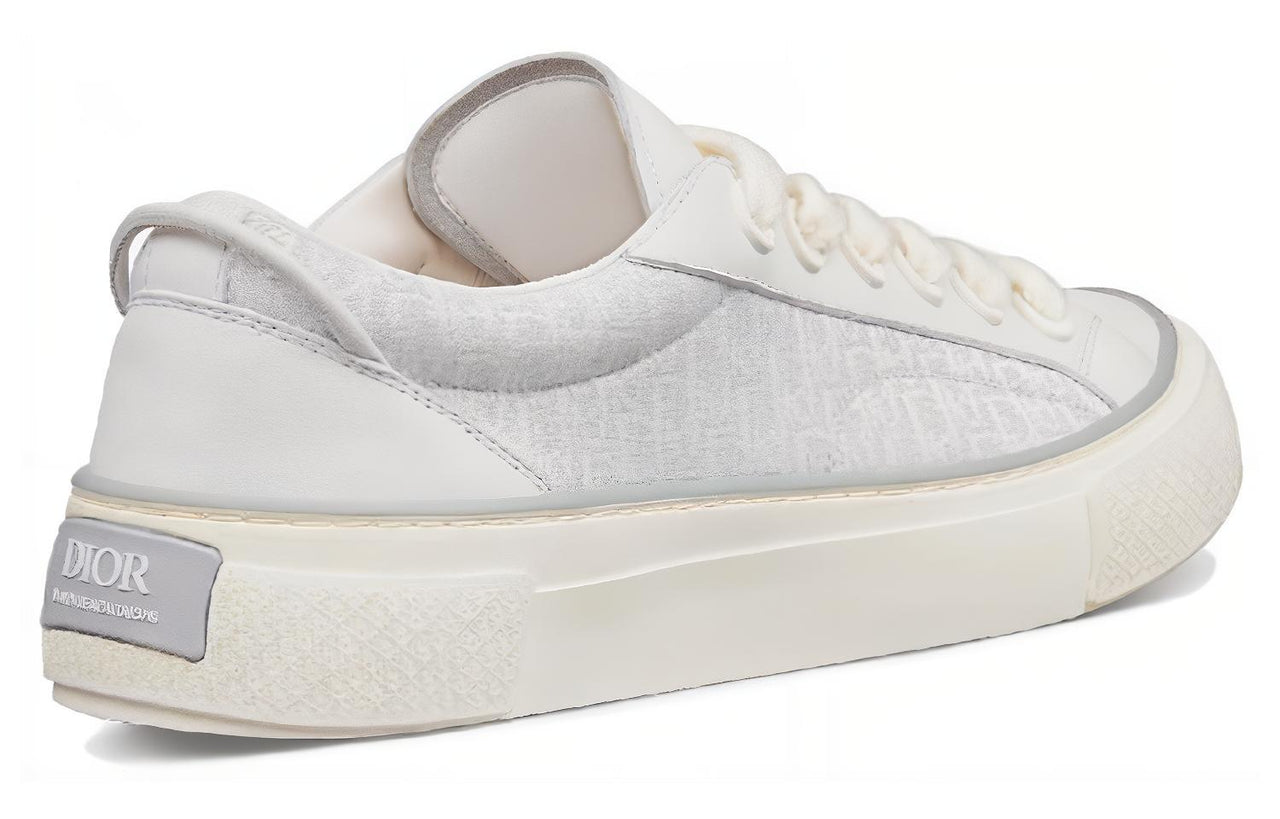 DIOR B33 Sneaker White Smooth Calfskin Oblique Jacquard