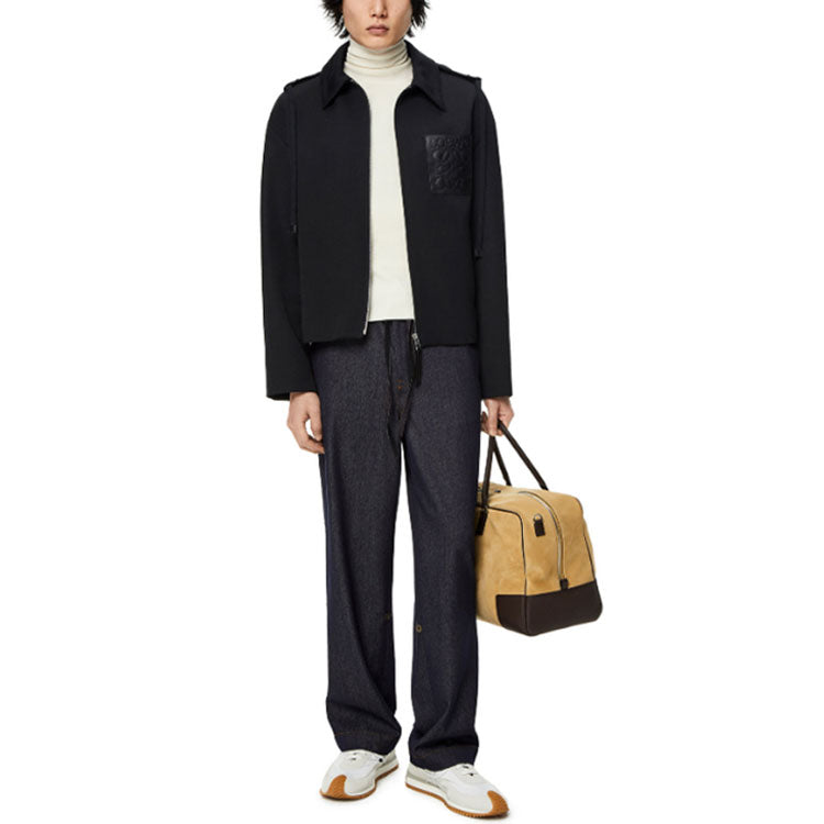 LOEWE Anagram FW22 Parka Coat Men's Black