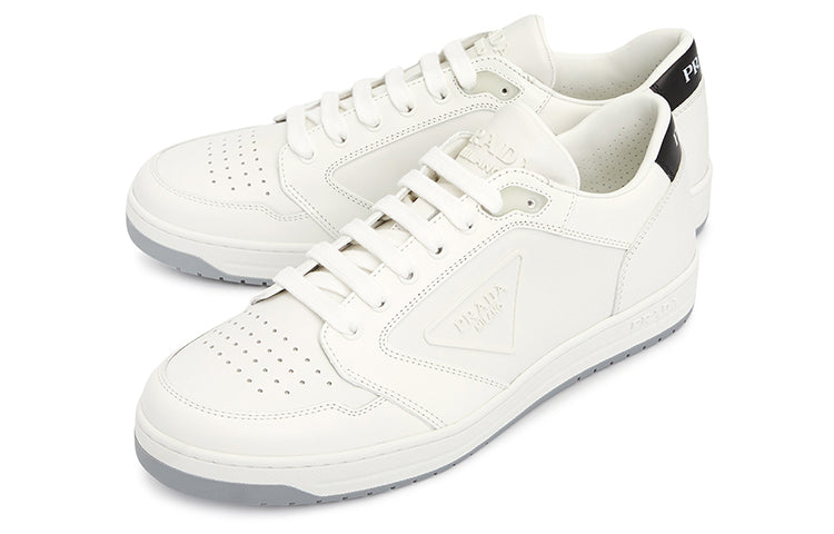 PRADA District Leather Sneakers 'White' Women's