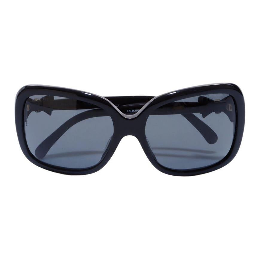 CHANEL 2000s Cc Mark Square-frame Sunglasses