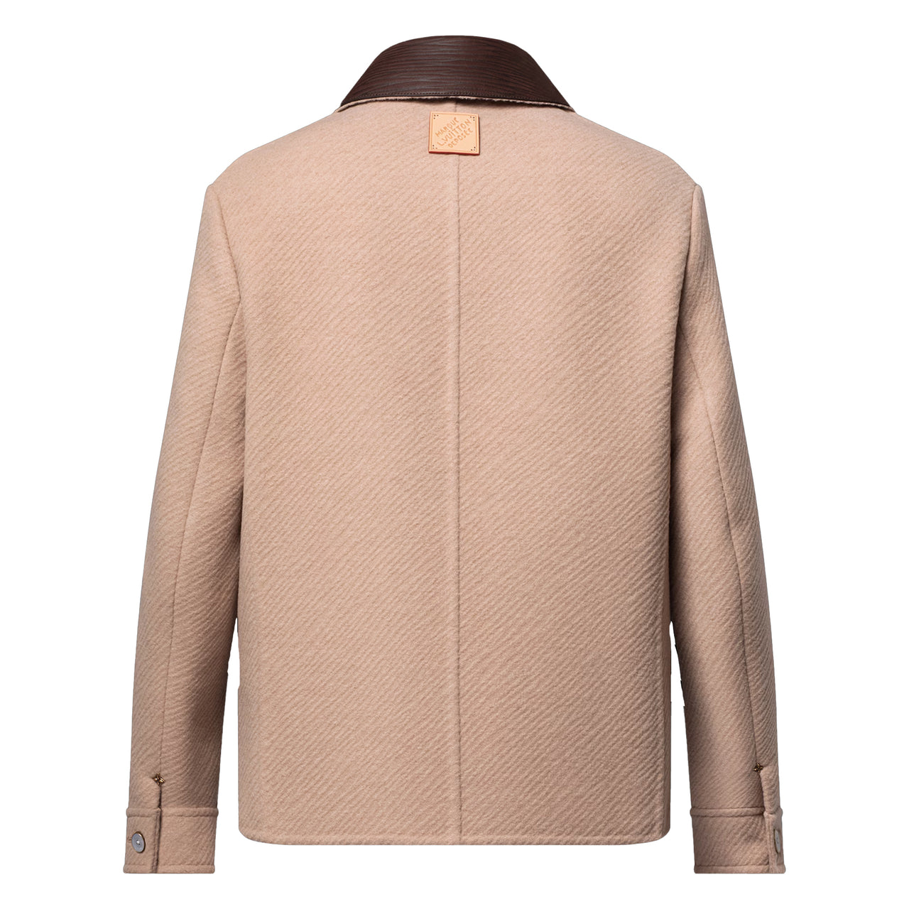 LOUIS VUITTON Double Face Silk And Wool-Blend Chic Workwear Blouson