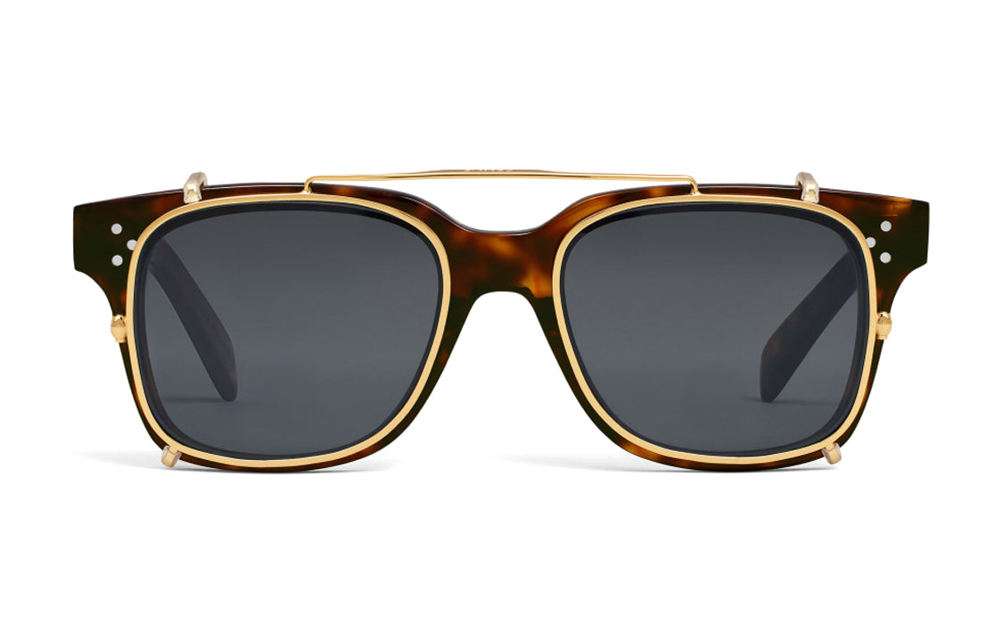 CELINE Black Frame 51 Sunglasses In Acetate With Metal