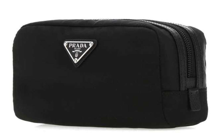 PRADA Recycled Nylon Clutch Men's Black