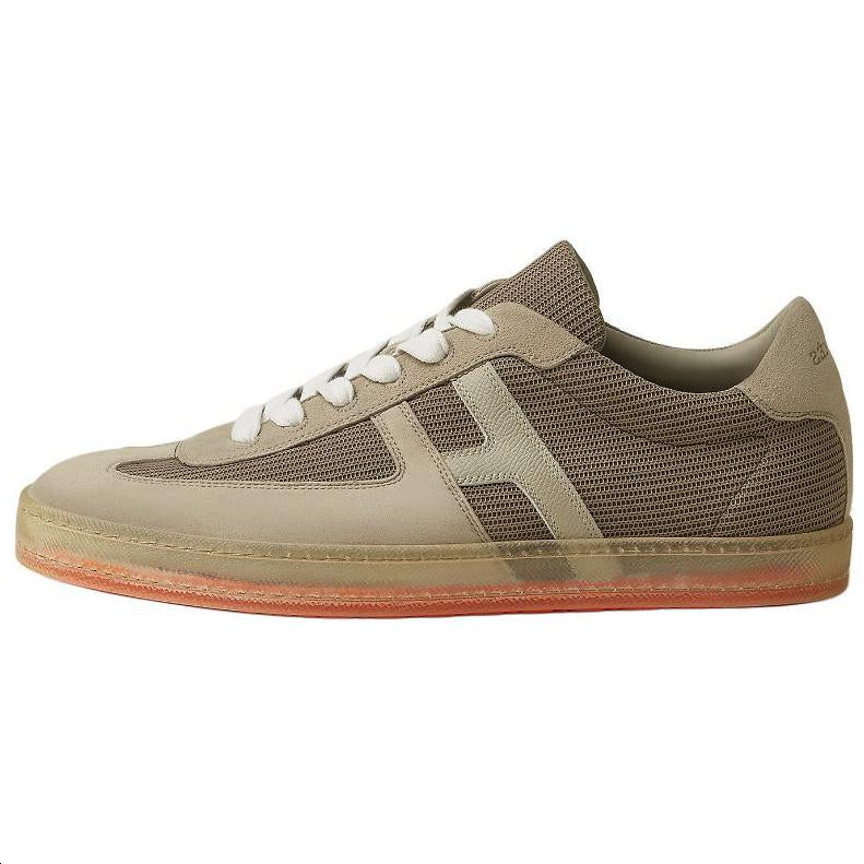 HERMES Boomerang Low-Top Skateboard Shoes Men's Gray
