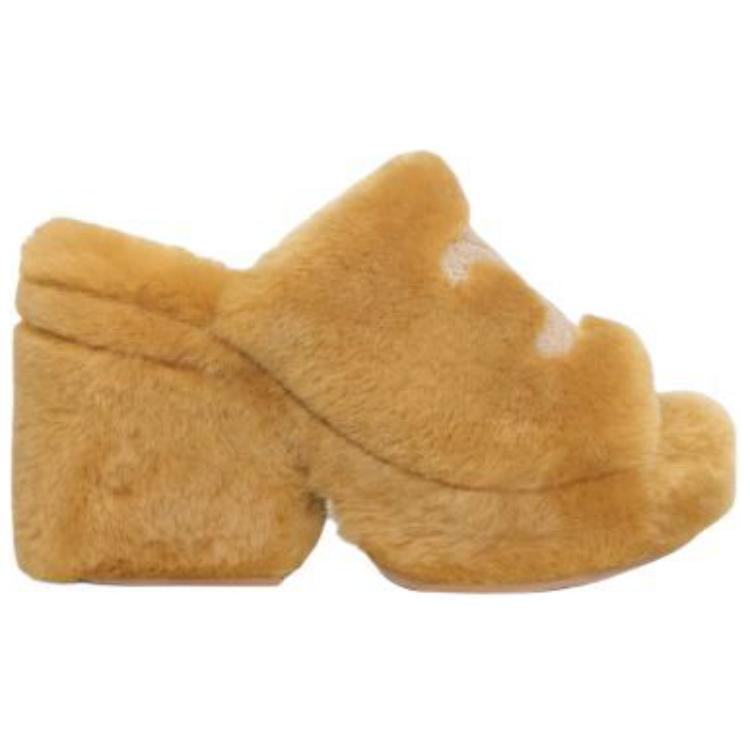 CELINE Slide Slippers Women's Yellow