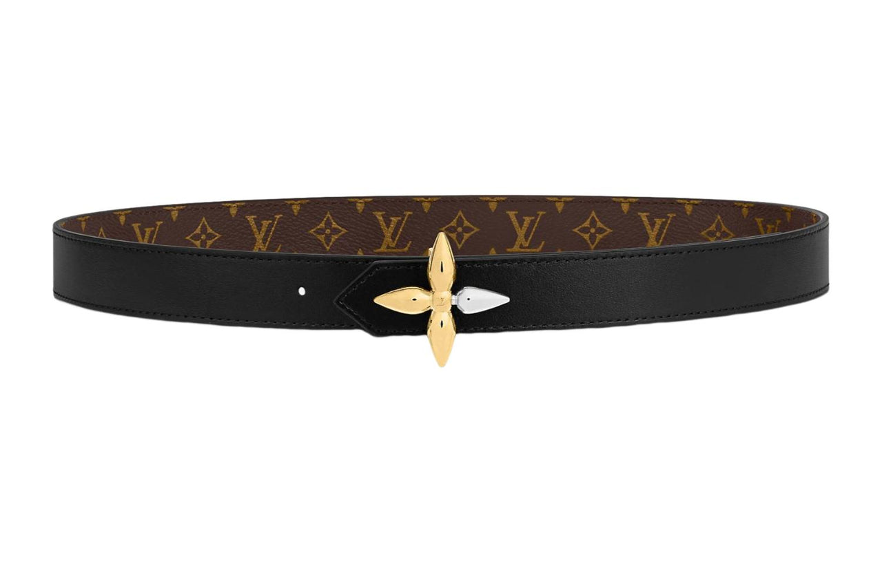 LOUIS VUITTON Louisette 25MM Reversible Belt Monogram Canvas