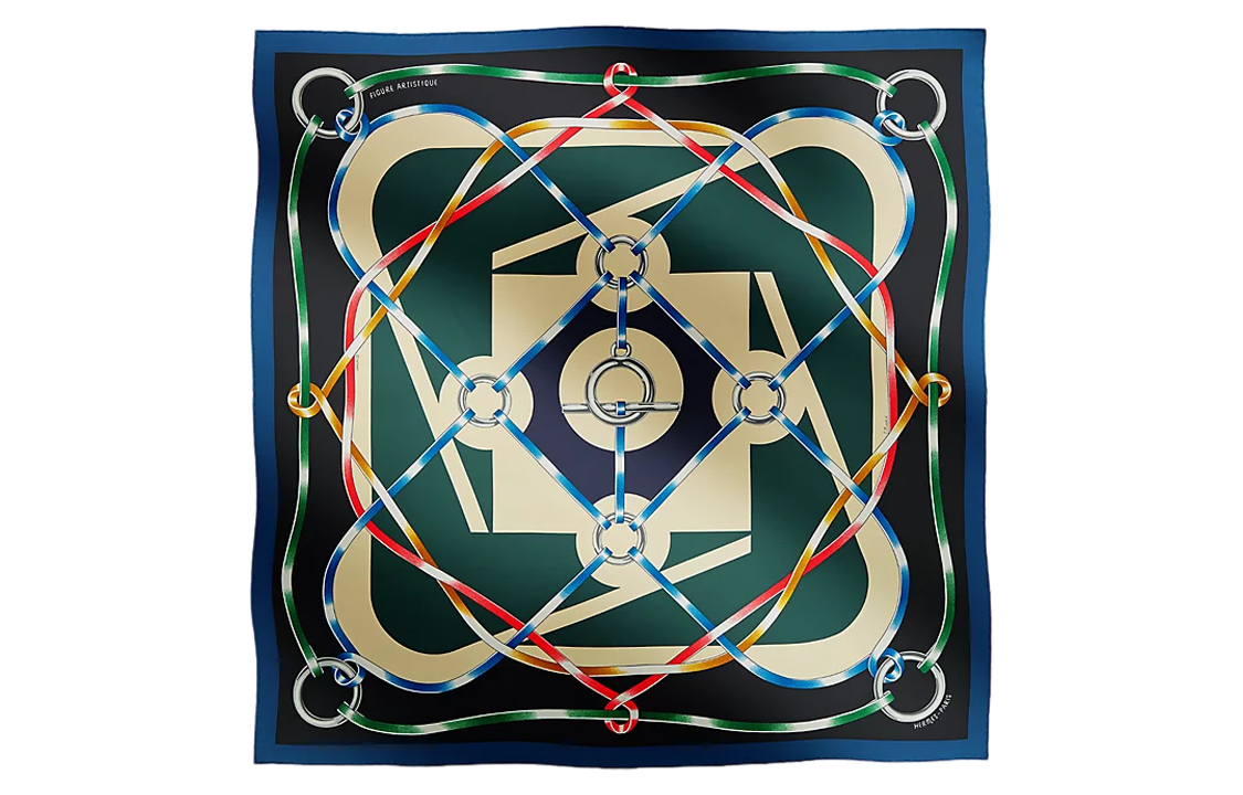 HERMES Silk Scarves Women's Multicolor