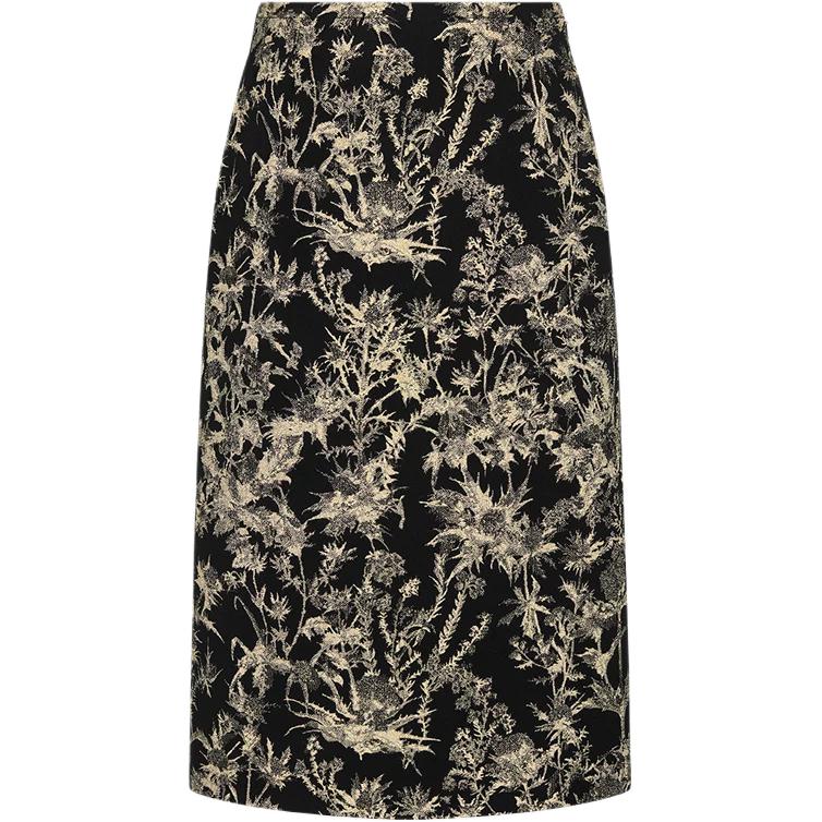 DIOR Casual Long Skirt Women's Black