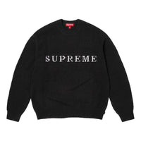 Supreme FW25 Contrast Logo Sweater 'Black' SUP-FW25-156-BLK