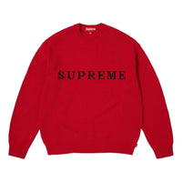 Supreme FW25 Contrast Logo Sweater 'Red' SUP-FW25-156-RED