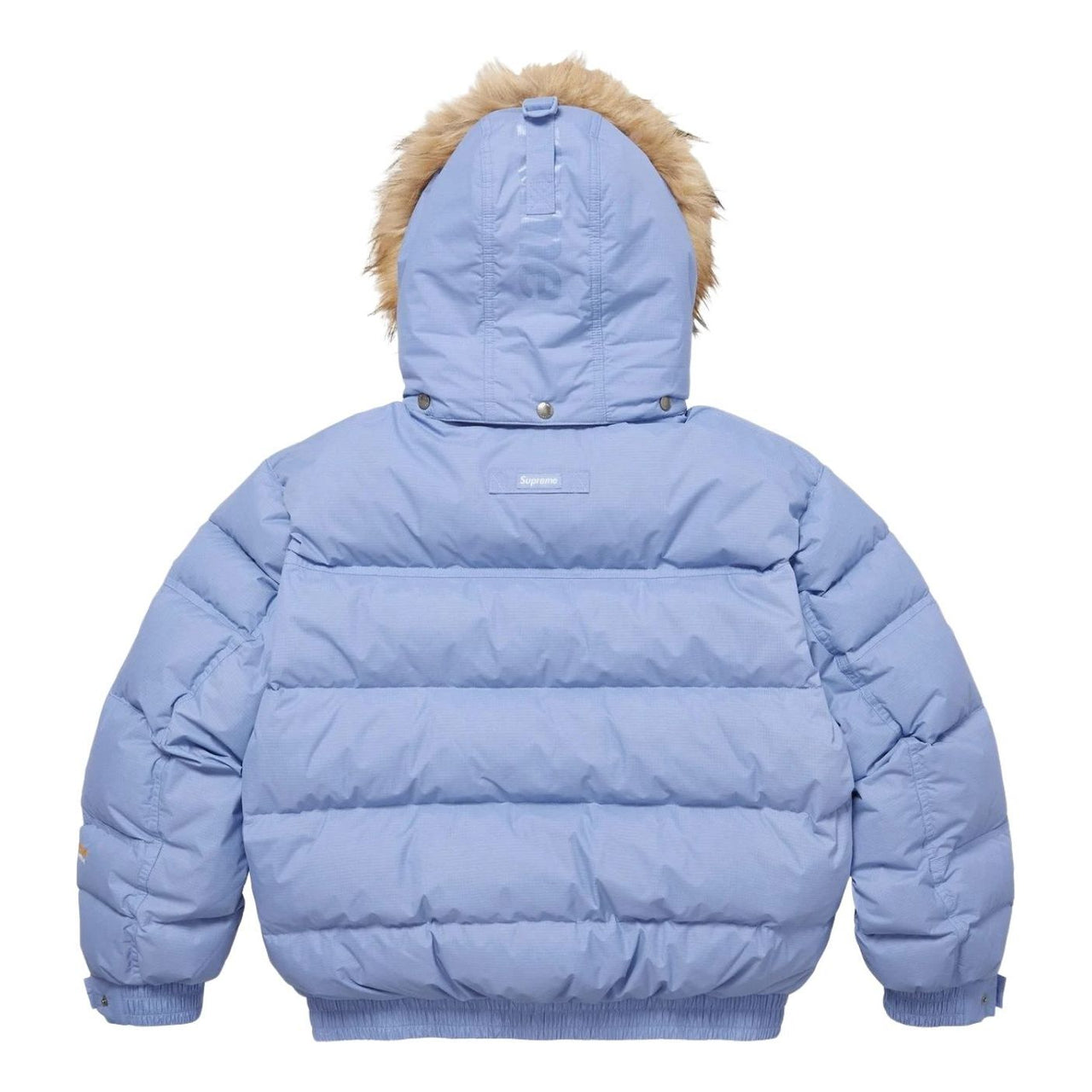 Supreme FW25 Facemask 700-Fill Down Puffer Jacket 'Light Blue' SUP-FW25-073-BLU
