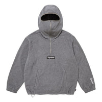 Supreme FW25 Polartec Face Mask Half Zip Hooded Sweatshirt 'Grey' SUP-FW25-064-GRY