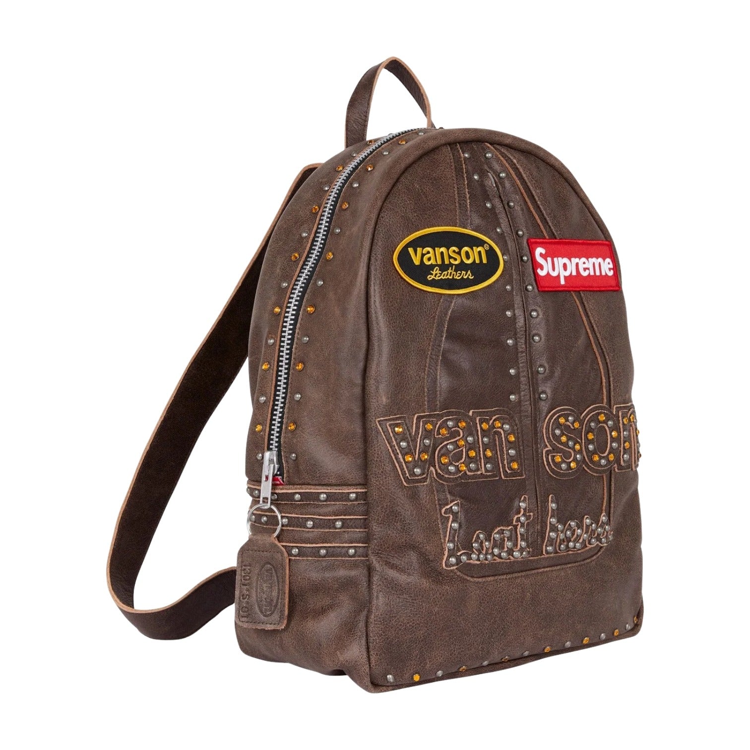 Supreme FW25 x Vanson Leathers x B.B. Simon Backpack 'Brown' FW25B26-BROWN