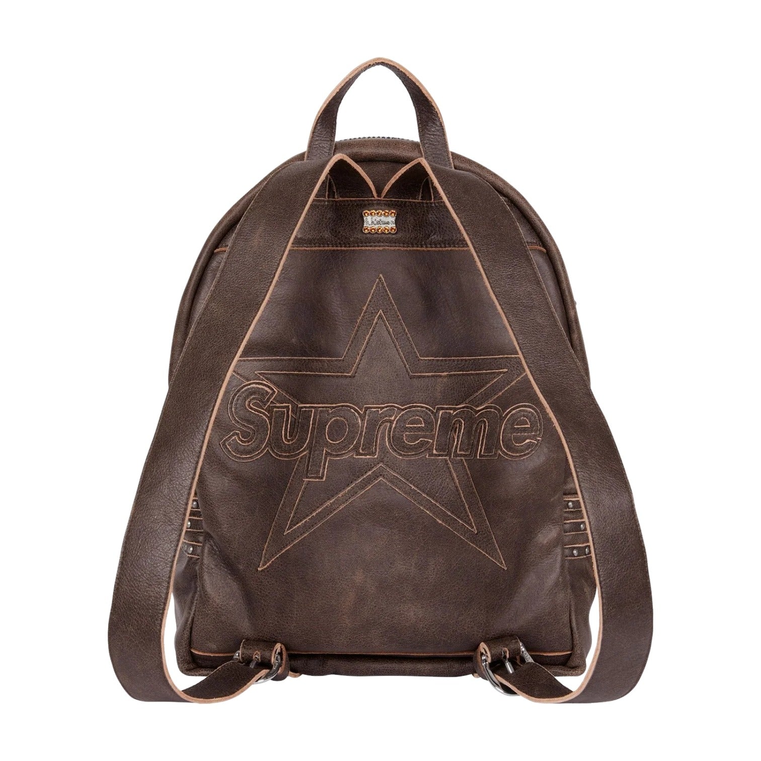 Supreme FW25 x Vanson Leathers x B.B. Simon Backpack 'Brown' FW25B26-BROWN