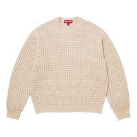 Supreme Small Box Waffle Sweater 'Natural' FW25SK21-NATURAL