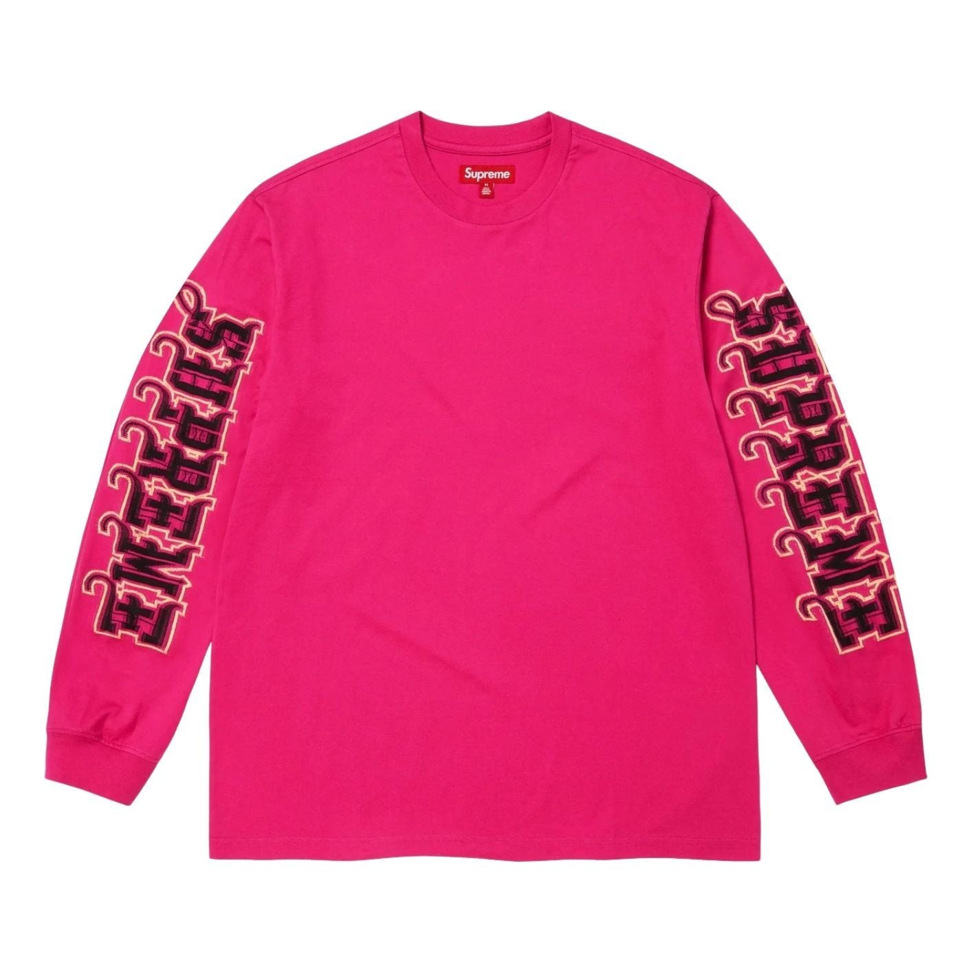 Supreme FW25 Intarsia Sleeve L/S Top 'Pink' SUP-FW25-111-PNK