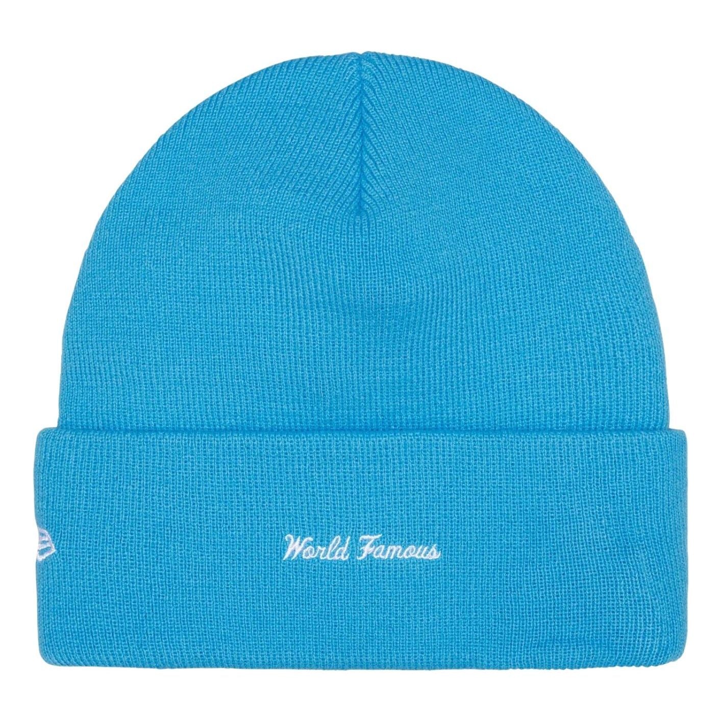 Supreme FW25 New Era Bo Logo Beanie 'Cyan' FW25BN5-CYAN