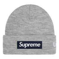 Supreme FW25 New Era Bo Logo Beanie 'Heather Grey' FW25BN5-HEATHER-GREY