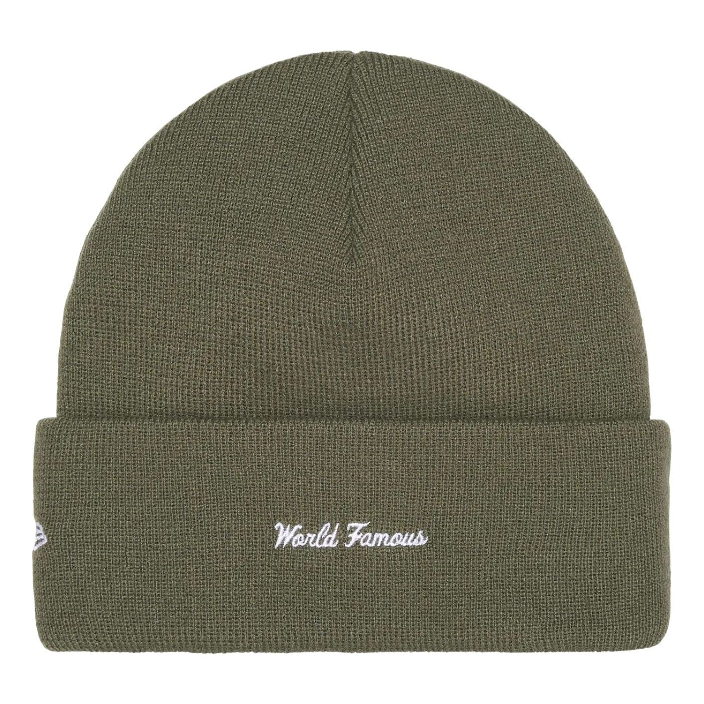 Supreme FW25 New Era Bo Logo Beanie 'Light Olive' FW25BN5-LIGHT-OLIVE