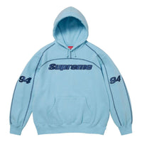 Supreme FW25 Overlock Hooded Sweatshirt 'Light Blue' FW25SW84-LIGHT-BLUE