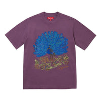 Supreme FW25 Peacock S/S T-Shirt 'Purple' FW25KN96-PURPLE