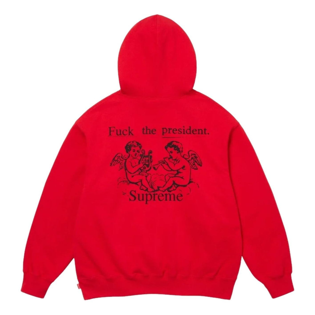 Supreme FW25 President Hooded Sweatshirt 'Red' FW25SW80-RED