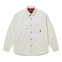 Supreme FW25 Quilted Lined Denim Snap Shirt 'Light Washed Indigo' SUP-FW25-140-IND