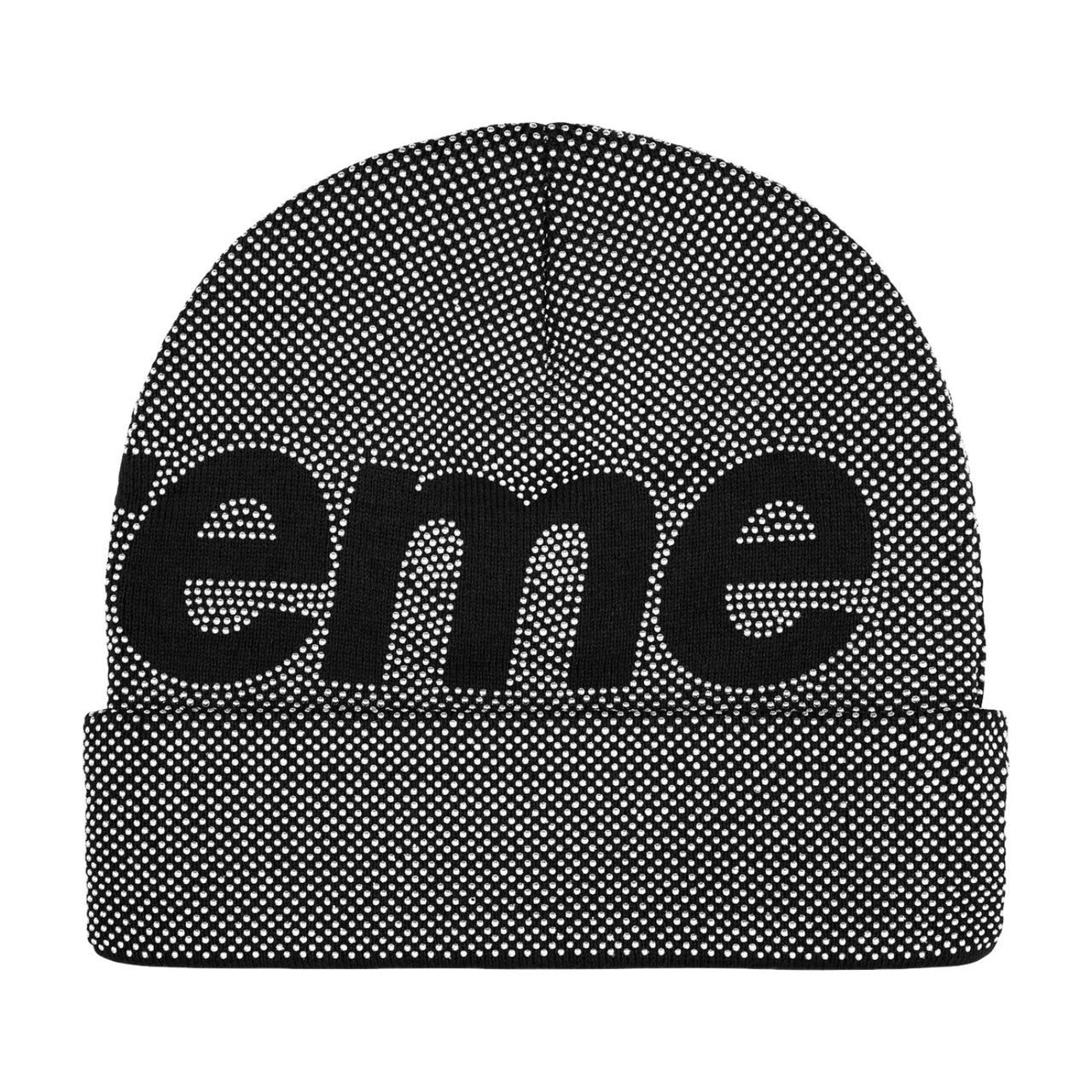 Supreme FW25 Studded Knockout Big Logo Beanie 'Black' SUP-FW25-1098-BLK