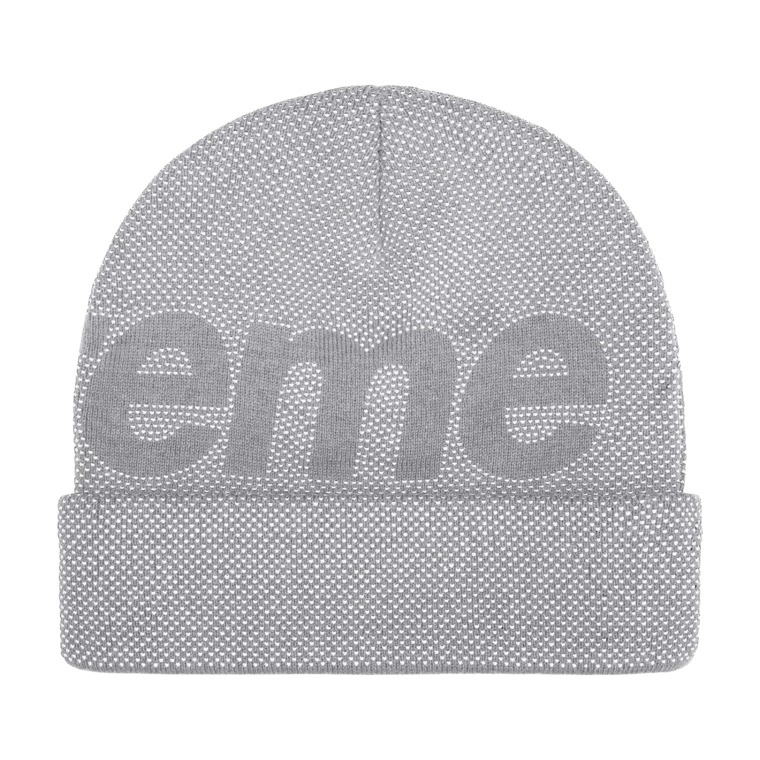Supreme FW25 Studded Knockout Big Logo Beanie 'Heather Grey' SUP-FW25-1098-GRY