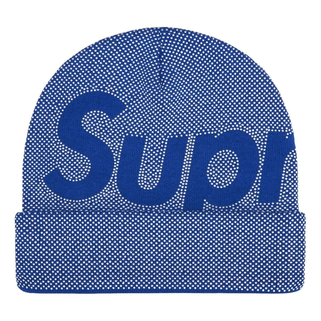 Supreme FW25 Studded Knockout Big Logo Beanie 'Royal' SUP-FW25-1098-RYL