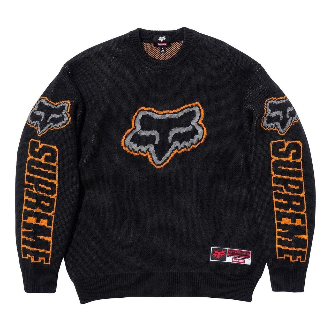 Supreme x Fox Racing Sweater 'Black' FW25SK36-BLACK