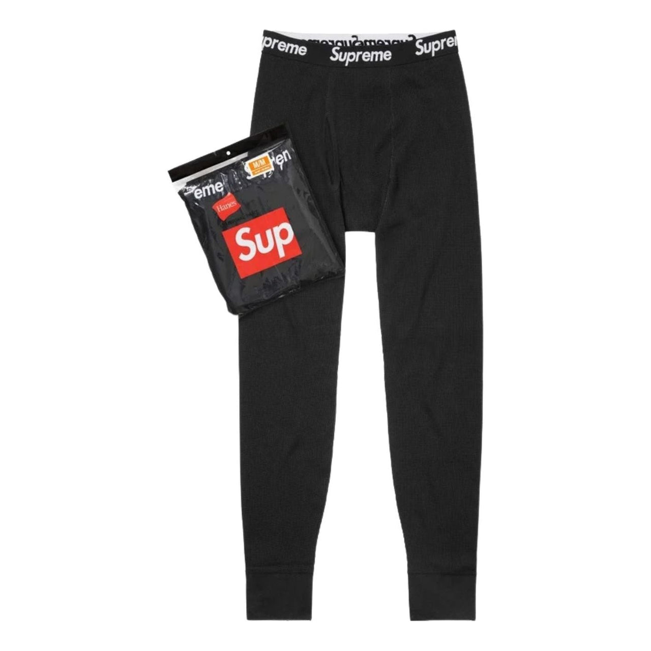Supreme FW25 x Hanes Thermal Pant (1 Pack) 'Black' SUP-FW25-262-BLK