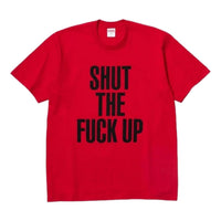 Supreme FW25 x Number (N)ine Shut Up T-Shirt 'Red' FW25T8-RED