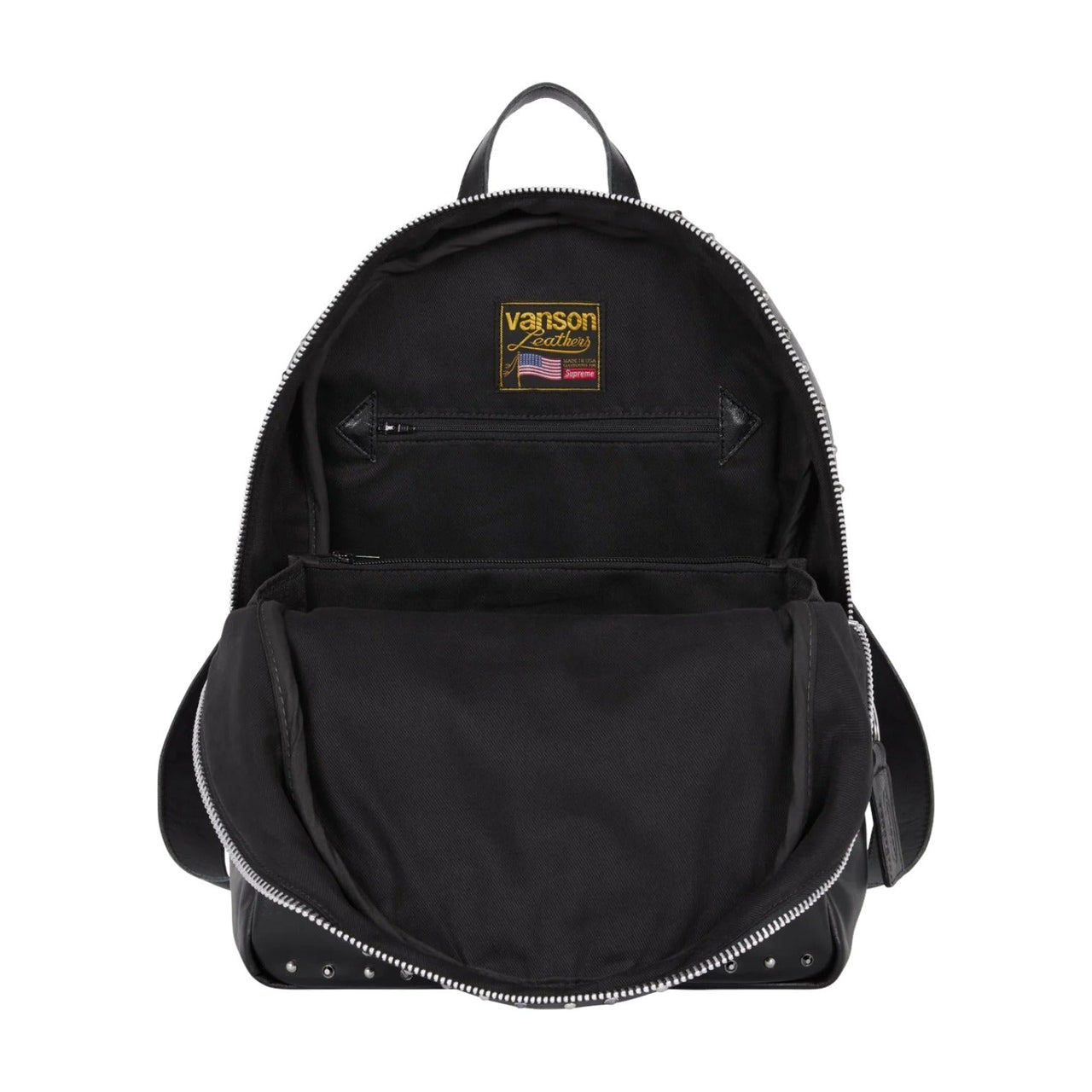 Supreme FW25 x Vanson Leathers x B.B. Simon Backpack 'Black' FW25B26-BLACK