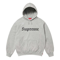 Supreme FW25 Washed Old English Hooded Sweatshirt 'Heather Grey' SUP-FW25-107-GRY